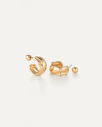 SEES HOOPS Jewelry JENNY BIRD GOLD 