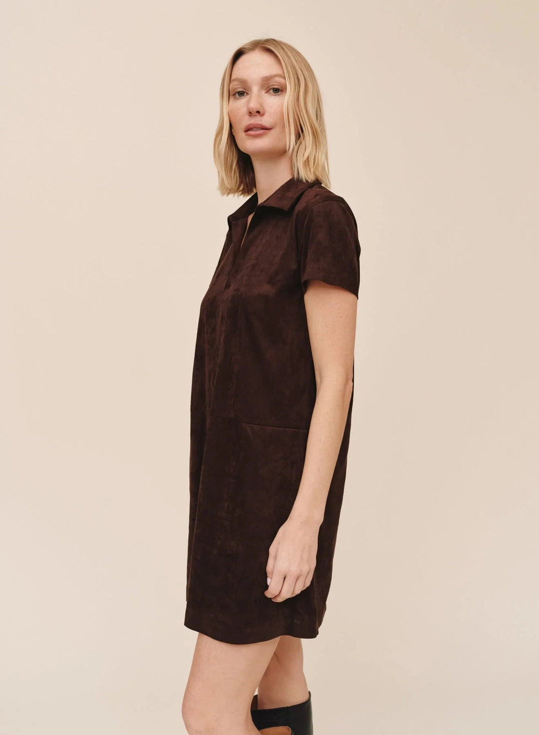 SHORT SLEEVE ALINE DRESS Dress BELLA DAHL 