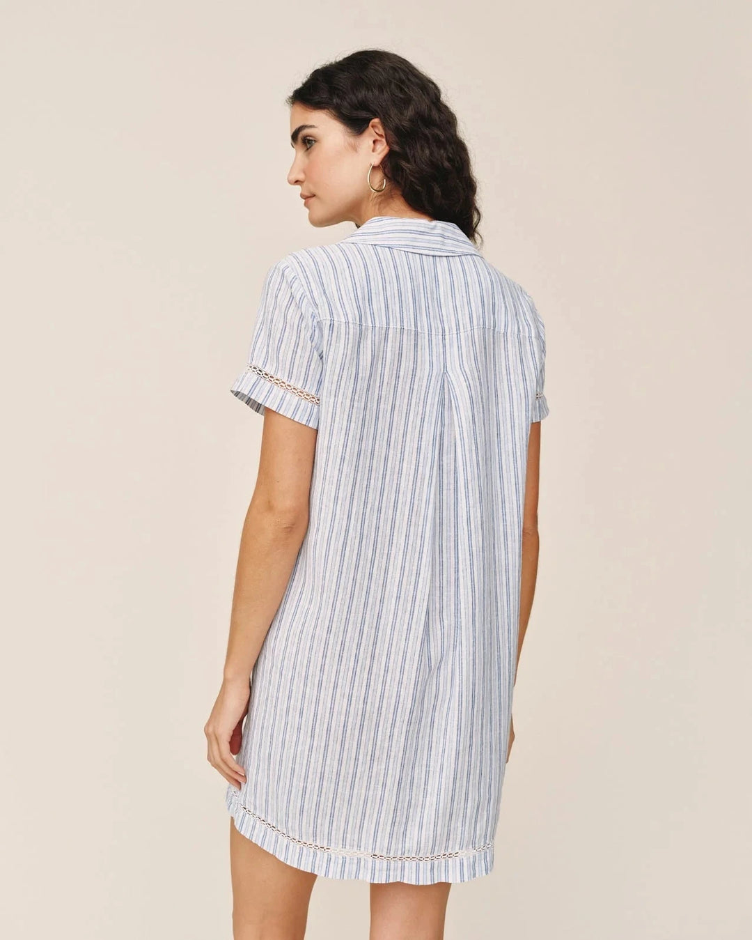 SHORT SLEEVE PULLOVER SHIRT DRESS Dress BELLA DAHL 