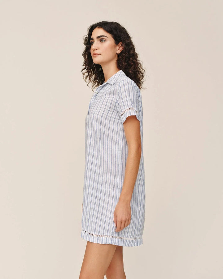 SHORT SLEEVE PULLOVER SHIRT DRESS Dress BELLA DAHL 