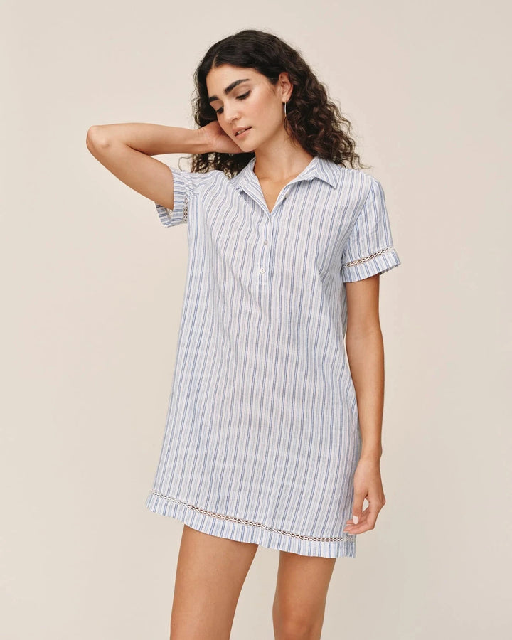 SHORT SLEEVE PULLOVER SHIRT DRESS Dress BELLA DAHL 