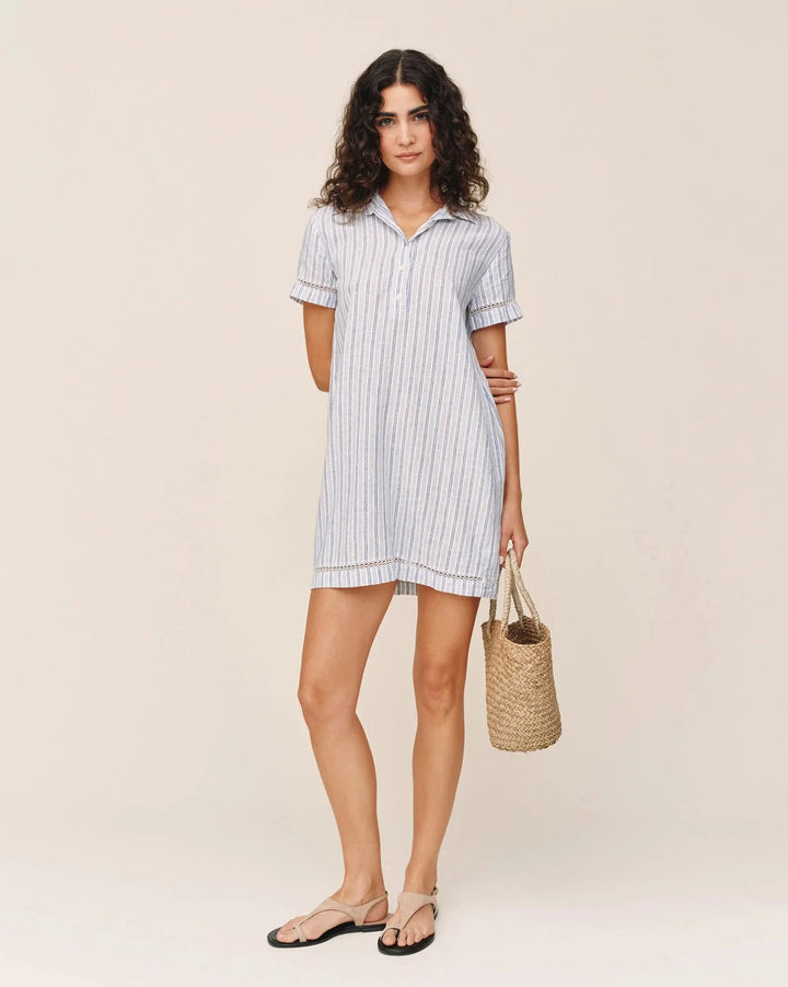 SHORT SLEEVE PULLOVER SHIRT DRESS Dress BELLA DAHL 