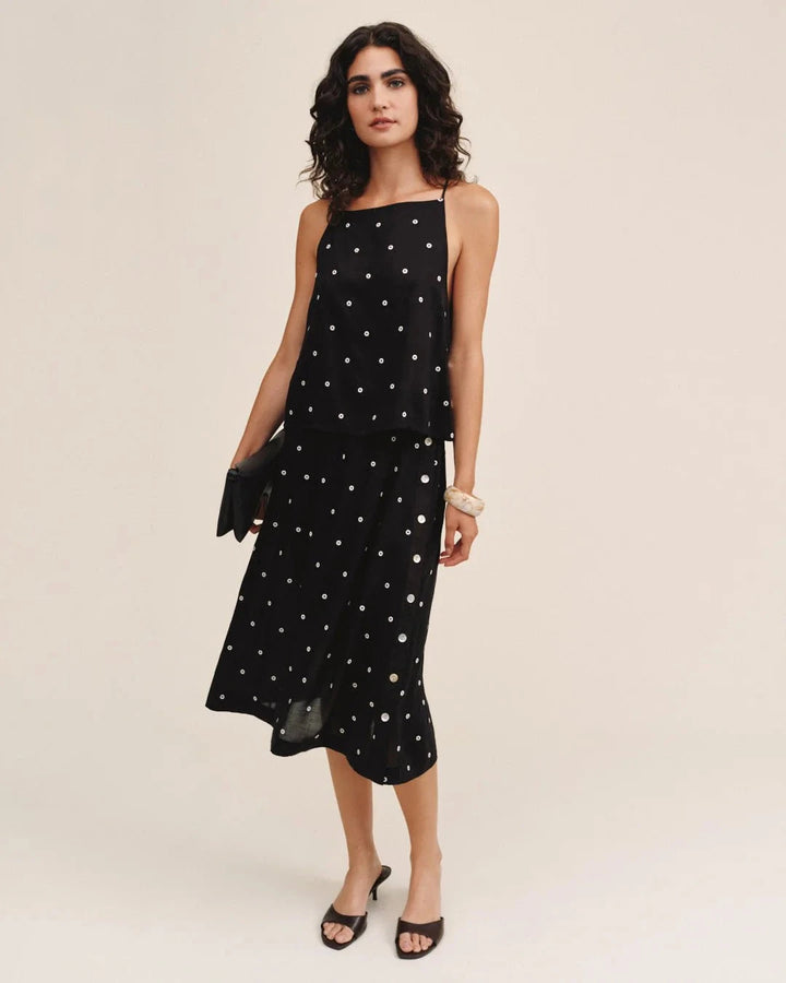 SIDE BUTTON TANK Tank BELLA DAHL 