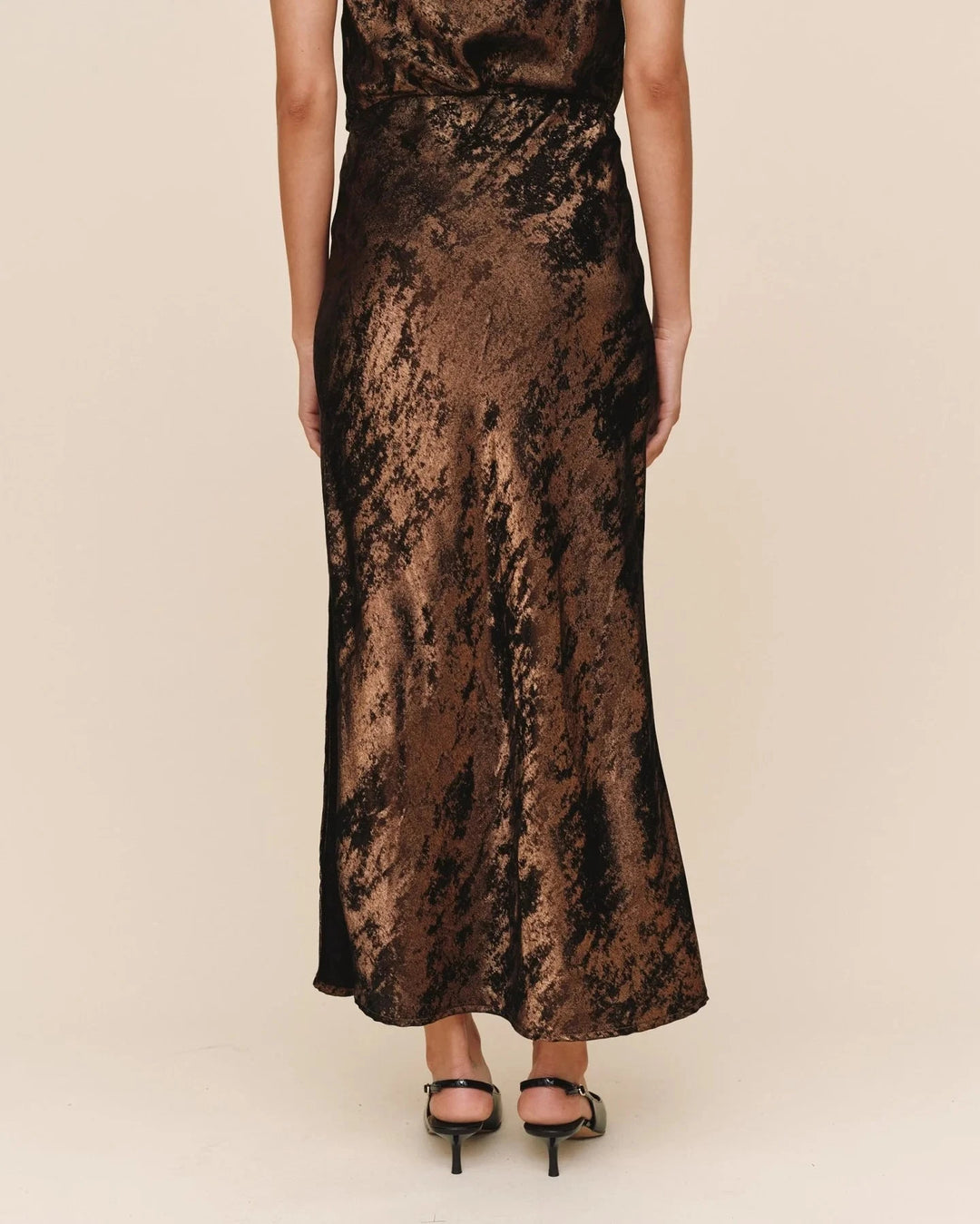SIDE SLIT BIAS MAXI SKIRT SKIRT BELLA DAHL 