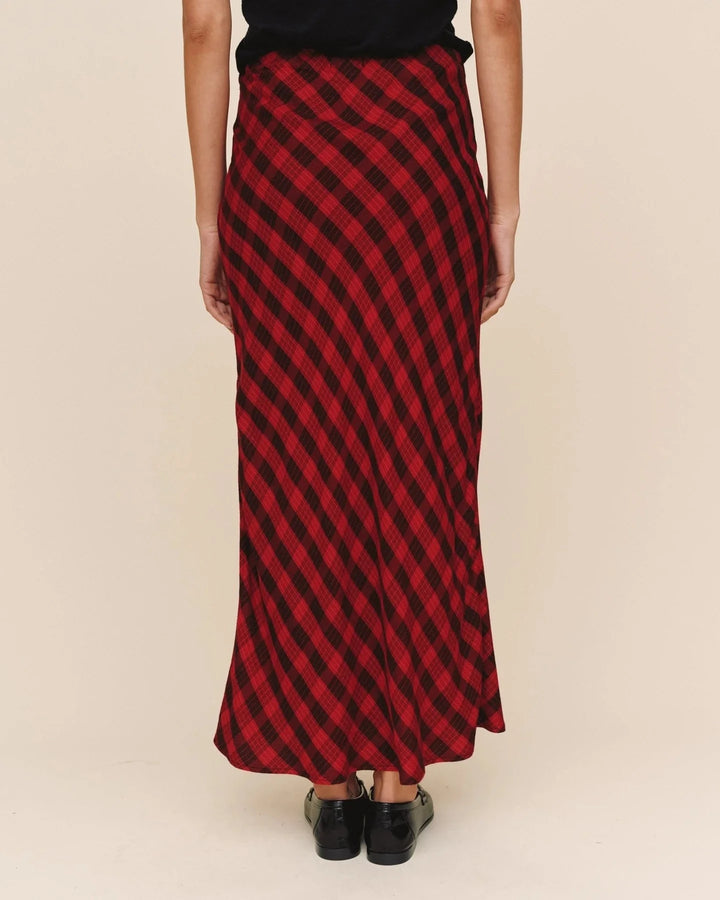 SIDE SLIT BIAS MAXI SKIRT SKIRT BELLA DAHL 
