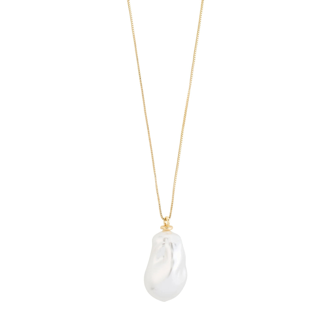 SKY PEARL NECKLACE Jewelry PILGRIM GOLD PLATED 