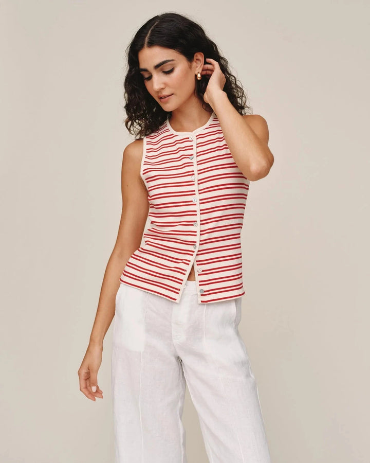 SLEEVELESS FITTED TOP 101 BELLA DAHL 