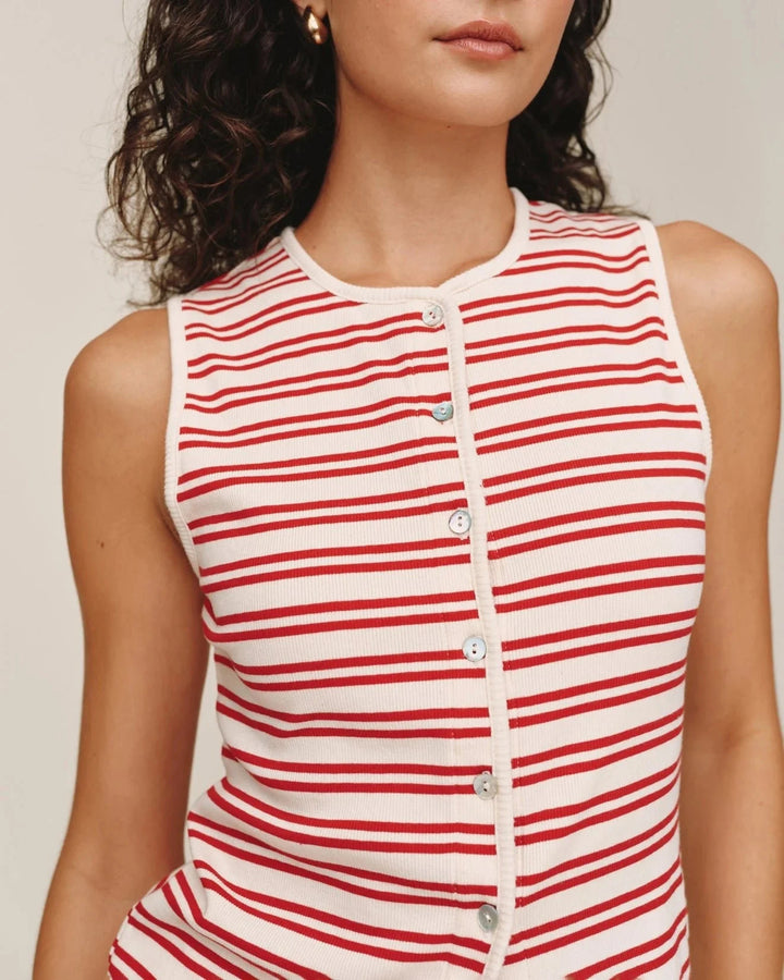 SLEEVELESS FITTED TOP 101 BELLA DAHL 