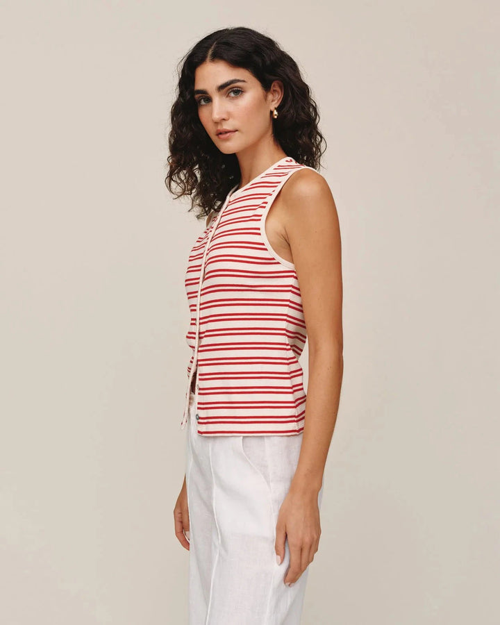 SLEEVELESS FITTED TOP 101 BELLA DAHL 