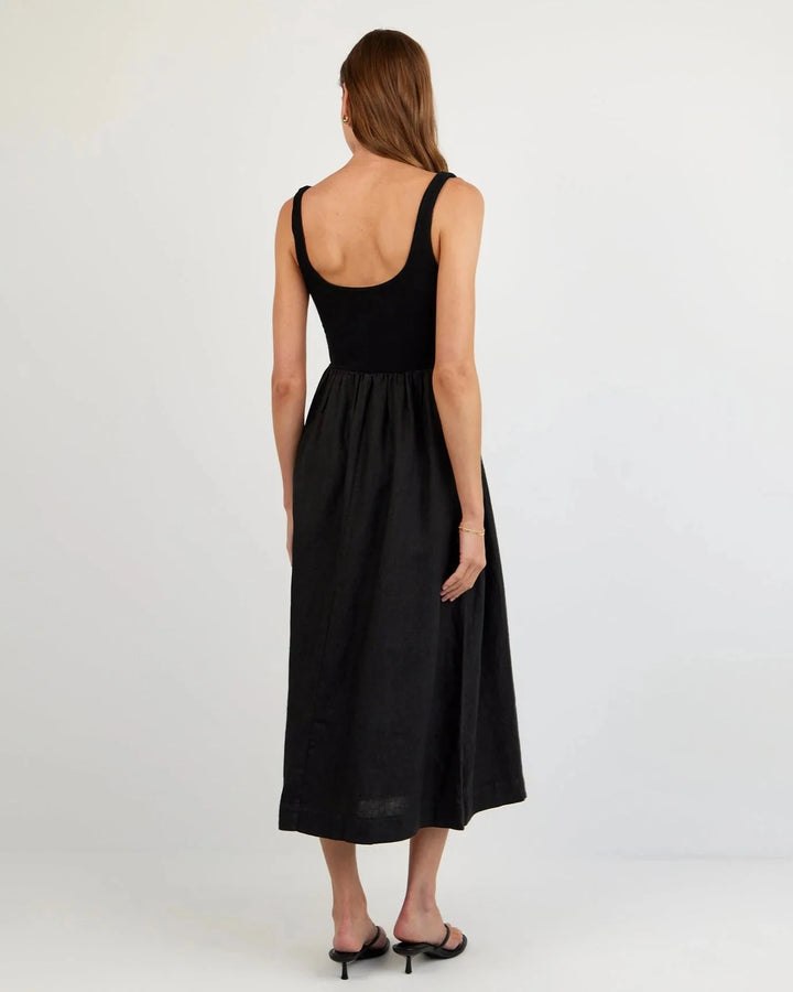 SLEEVELESS KNIT COMBO DRESS Dress BELLA DAHL 