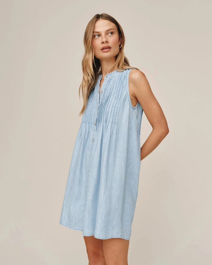 SLEEVELESS PINTUCK DRESS Dress BELLA DAHL 