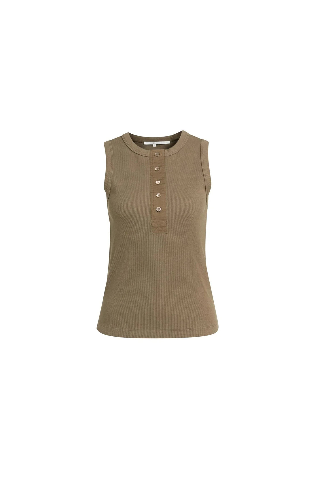 SLEEVELESS RIB TOP TOP YAYA 
