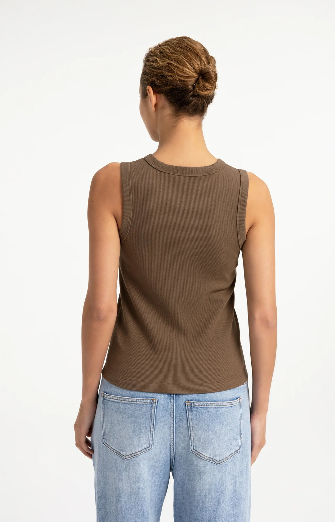 SLEEVELESS RIB TOP