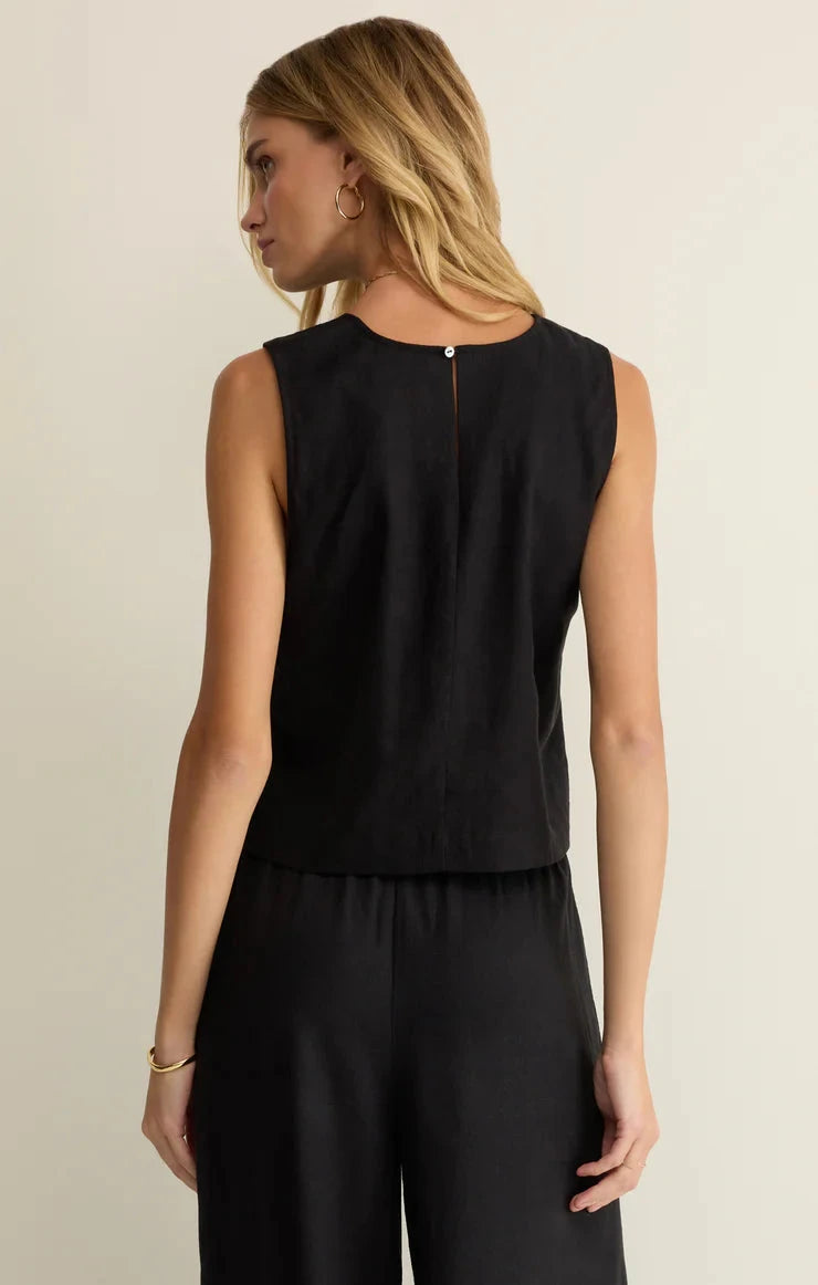 SLOANE LINEN TANK TOP Z SUPPLY 