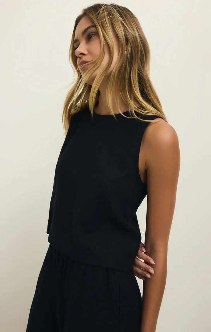 SLOANE LINEN TANK TOP Z SUPPLY 