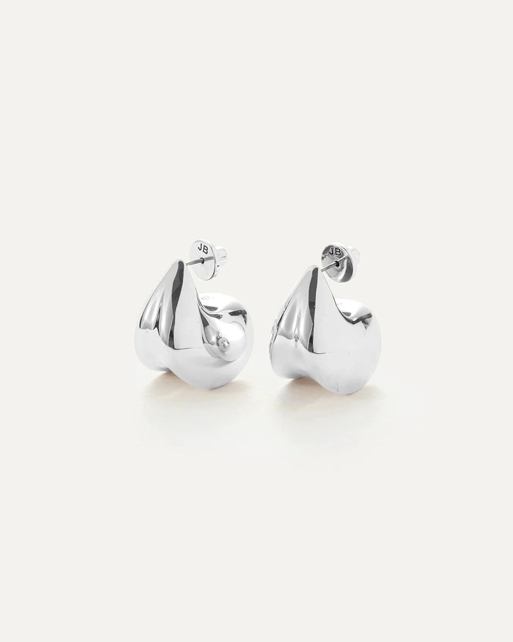 SMALL PAIGE PUFFS Jewelry JENNY BIRD SILVER 