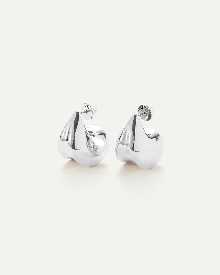 SMALL PAIGE PUFFS Jewelry JENNY BIRD SILVER 