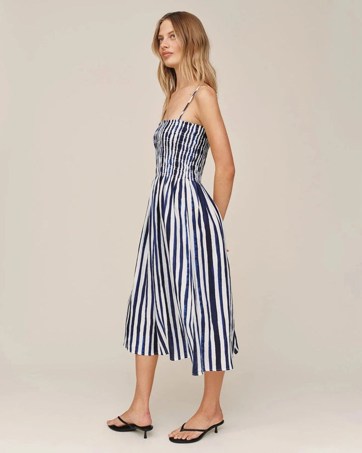 SMOCKED MIDI DRESS Dress BELLA DAHL 