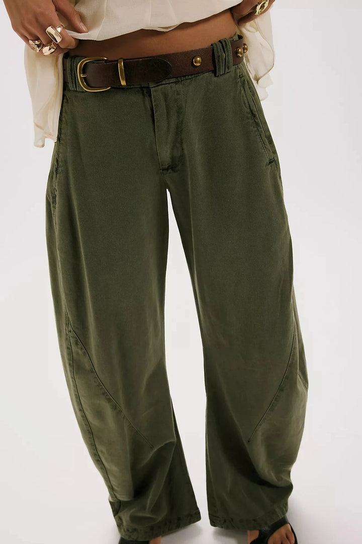 SPOTLIGHT WASHED BARREL CHINO TROUSER Pants Free People 