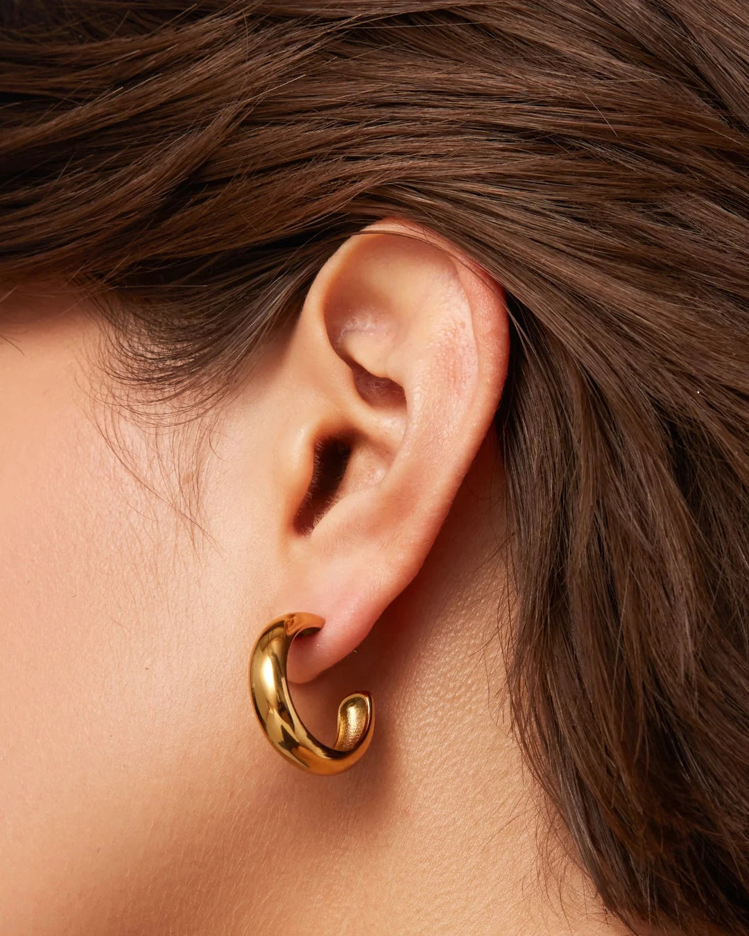 STAPLE HOOPS MEDIUM Jewelry JENNY BIRD 