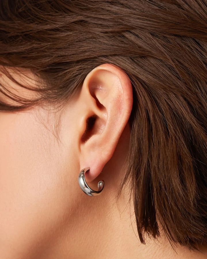 STAPLE HOOPS - SMALL Jewelry JENNY BIRD 