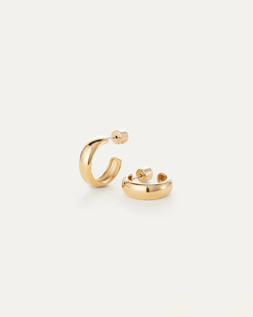 STAPLE HOOPS - SMALL Jewelry JENNY BIRD GOLD 