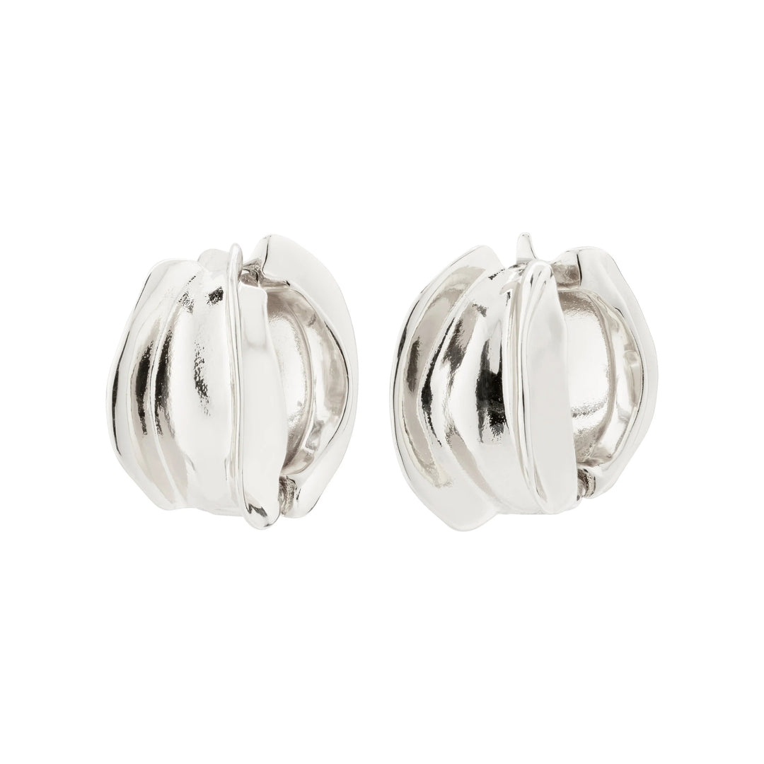 STAY HOOPS Jewelry PILGRIM SILVER PLATED 