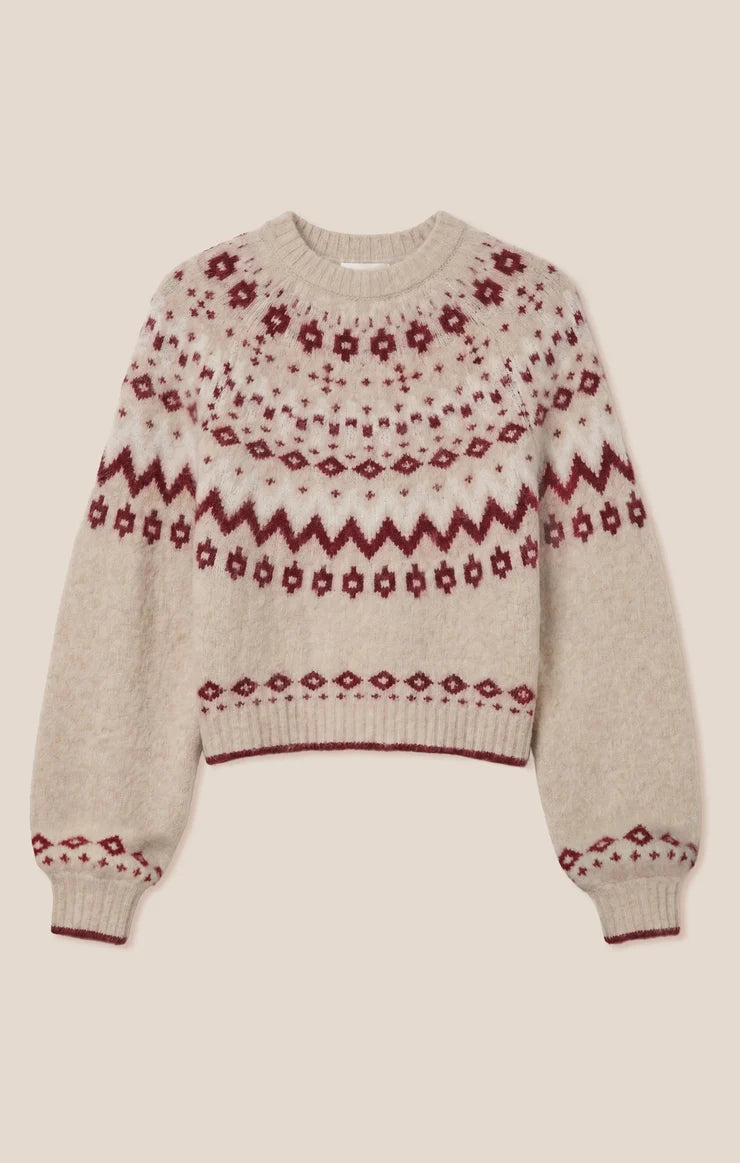 STRING THE LIGHTS FAIR ISLE SWEATER SWEATER Z SUPPLY 