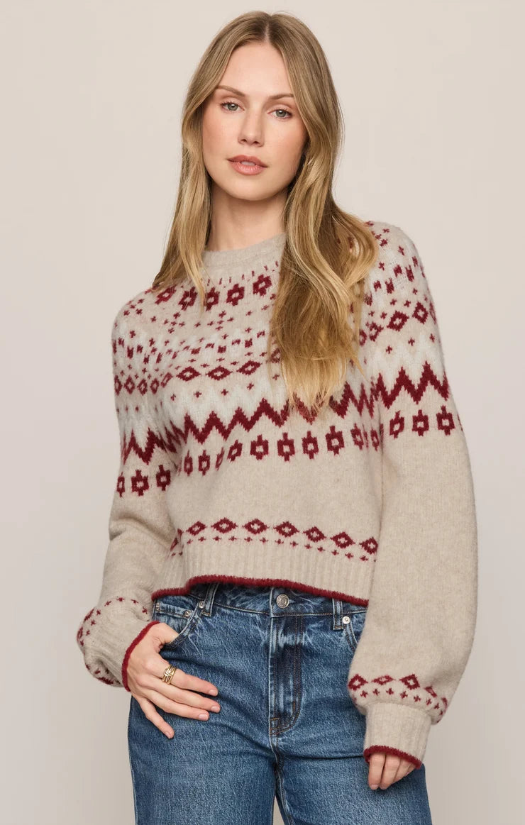 STRING THE LIGHTS FAIR ISLE SWEATER SWEATER Z SUPPLY 