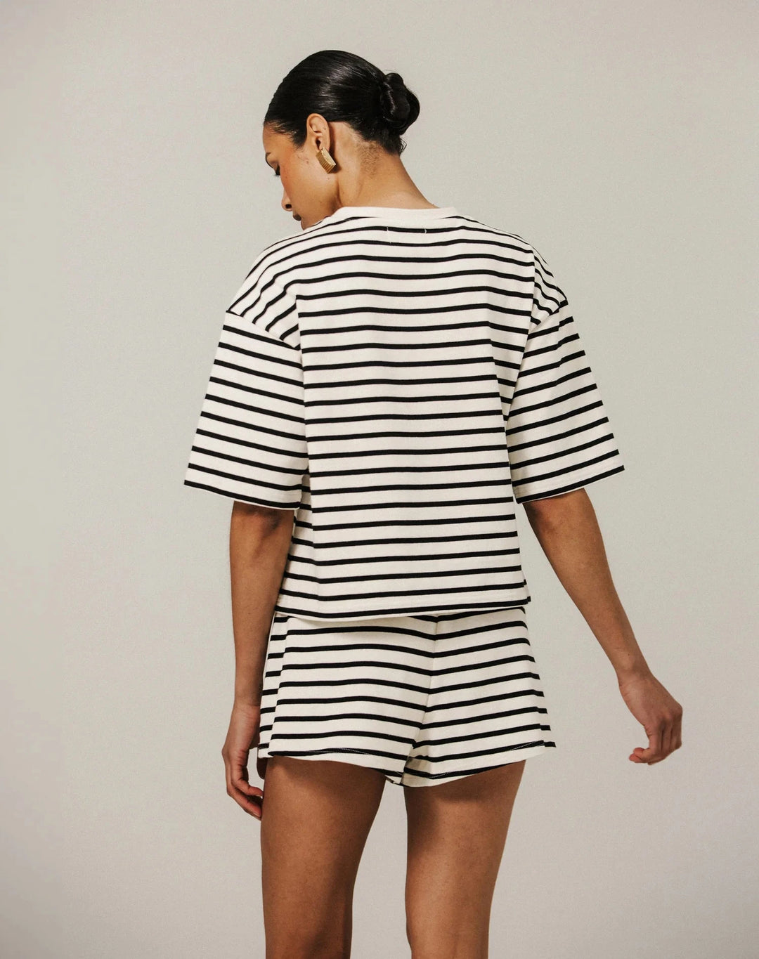 STRIPED T-SHIRT T-Shirt BRUNETTE THE LABEL 