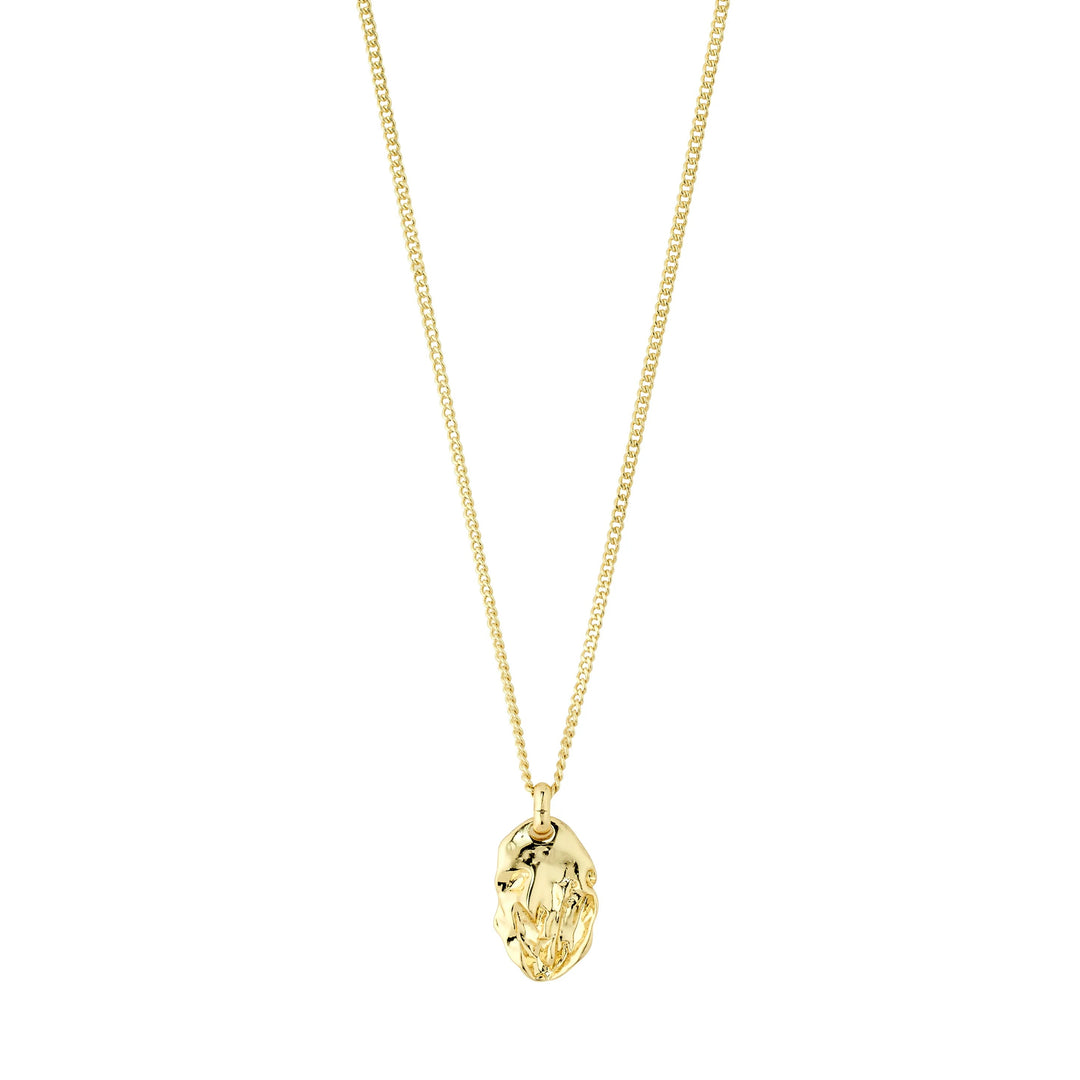 SUN COIN NECKLACE Jewelry PILGRIM GOLD PLATED 