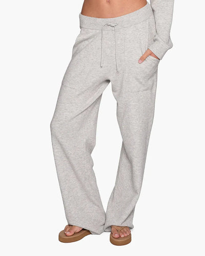 SUNDAY KNIT PANTS Pants TKEES XS HEATHER GREY 