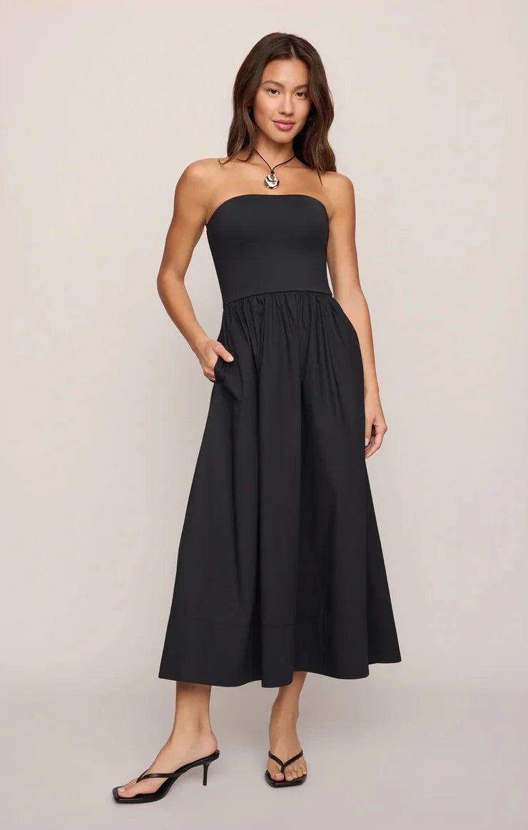 SUNSOUGHT MIDI DRESS Dress Z SUPPLY 