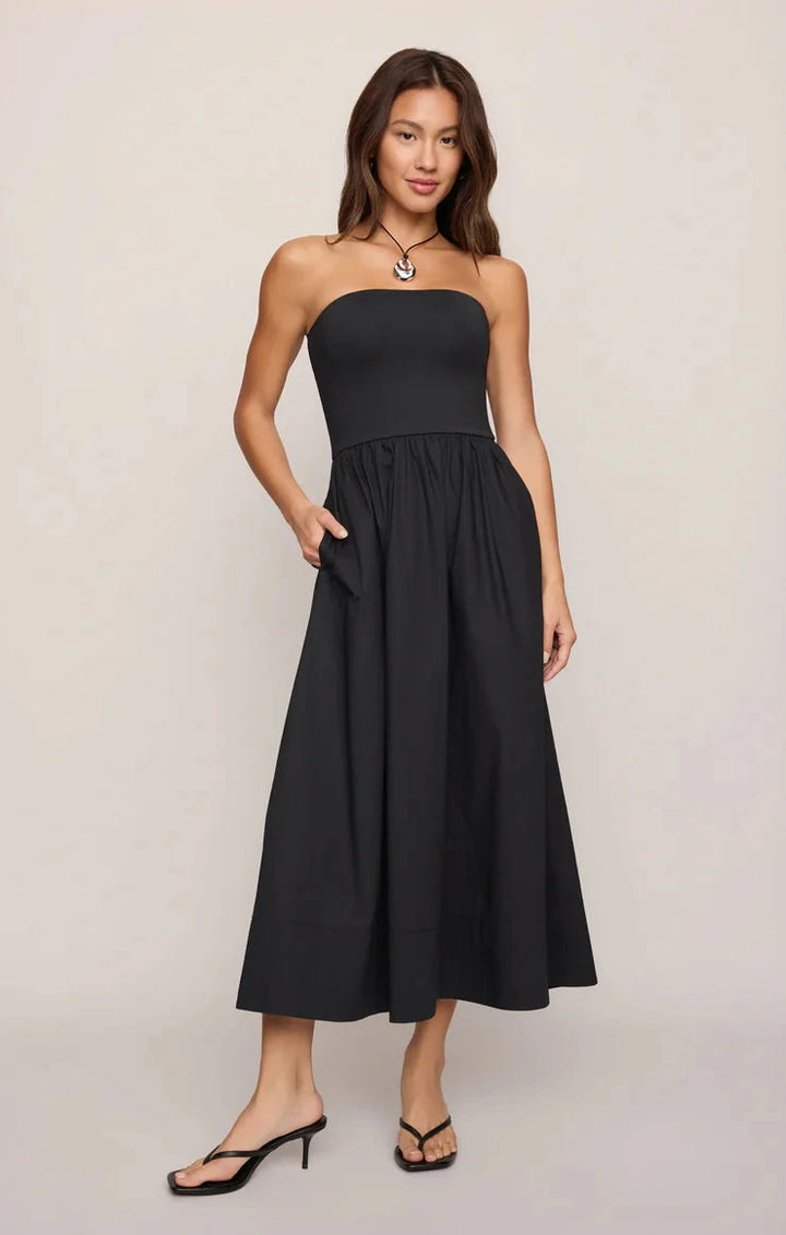 SUNSOUGHT MIDI DRESS Dress Z SUPPLY 