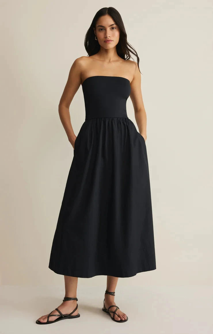 SUNSOUGHT MIDI DRESS Dress Z SUPPLY 
