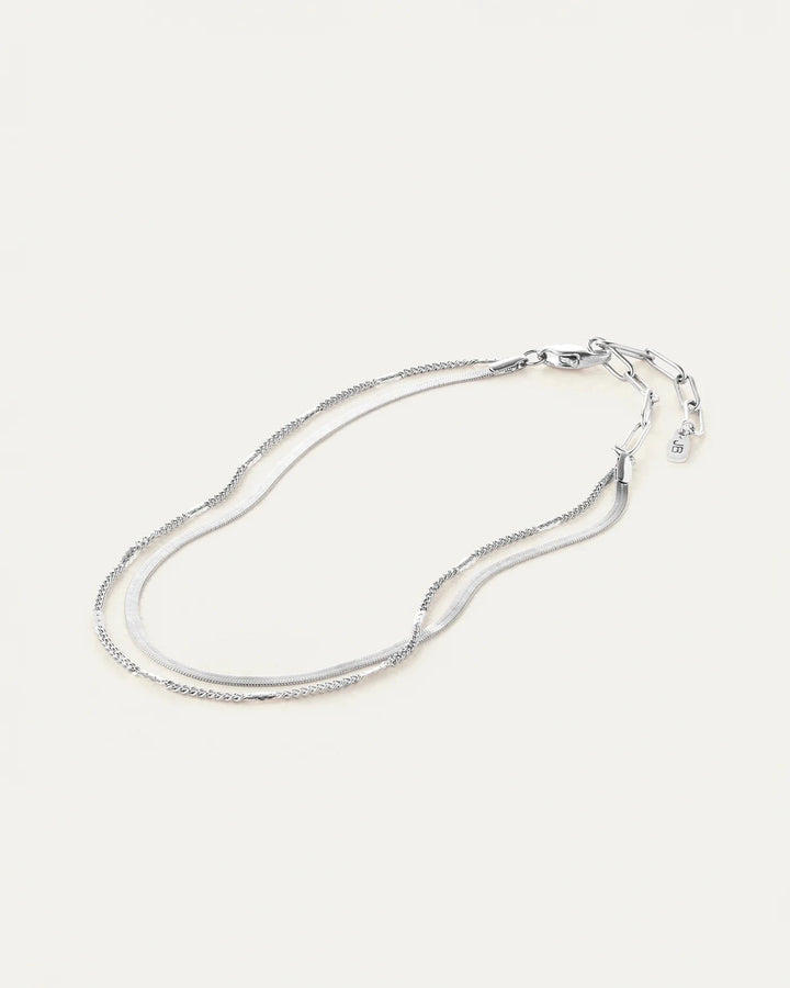 SURFSIDE ANKLET Jewelry JENNY BIRD SILVER 