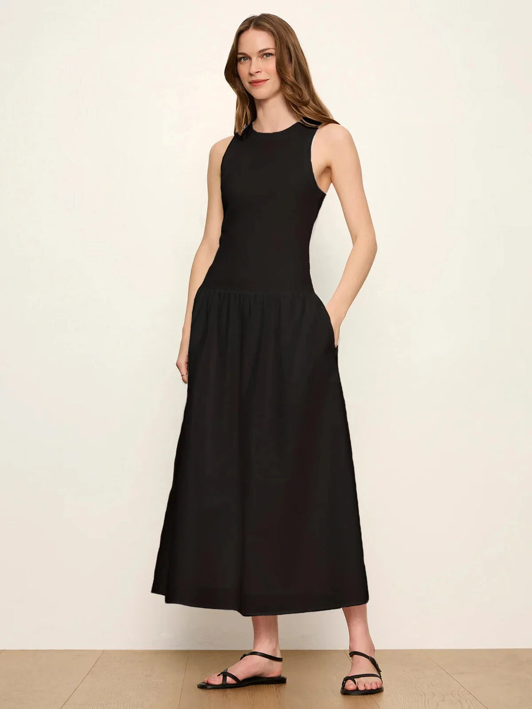 TAKE ME AWAY MIDI DRESS Dress SANCTUARY XS BLACK 