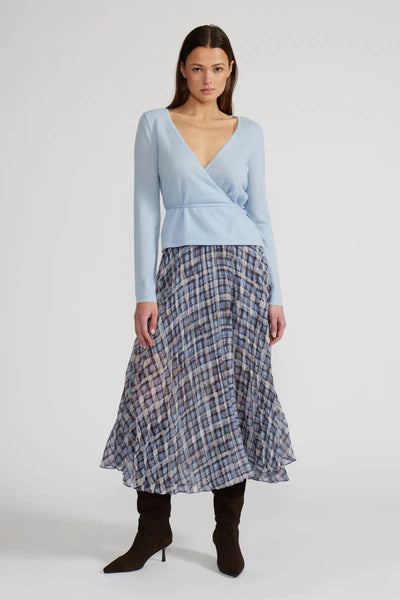 TALIA PLEATED MIDI SKIRT SKIRT LUCY PARIS 