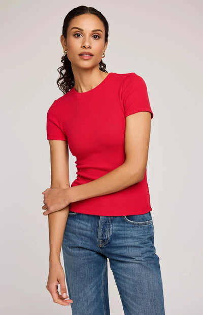 TATE T-SHIRT T-Shirt GENTLE FAWN XS RED 
