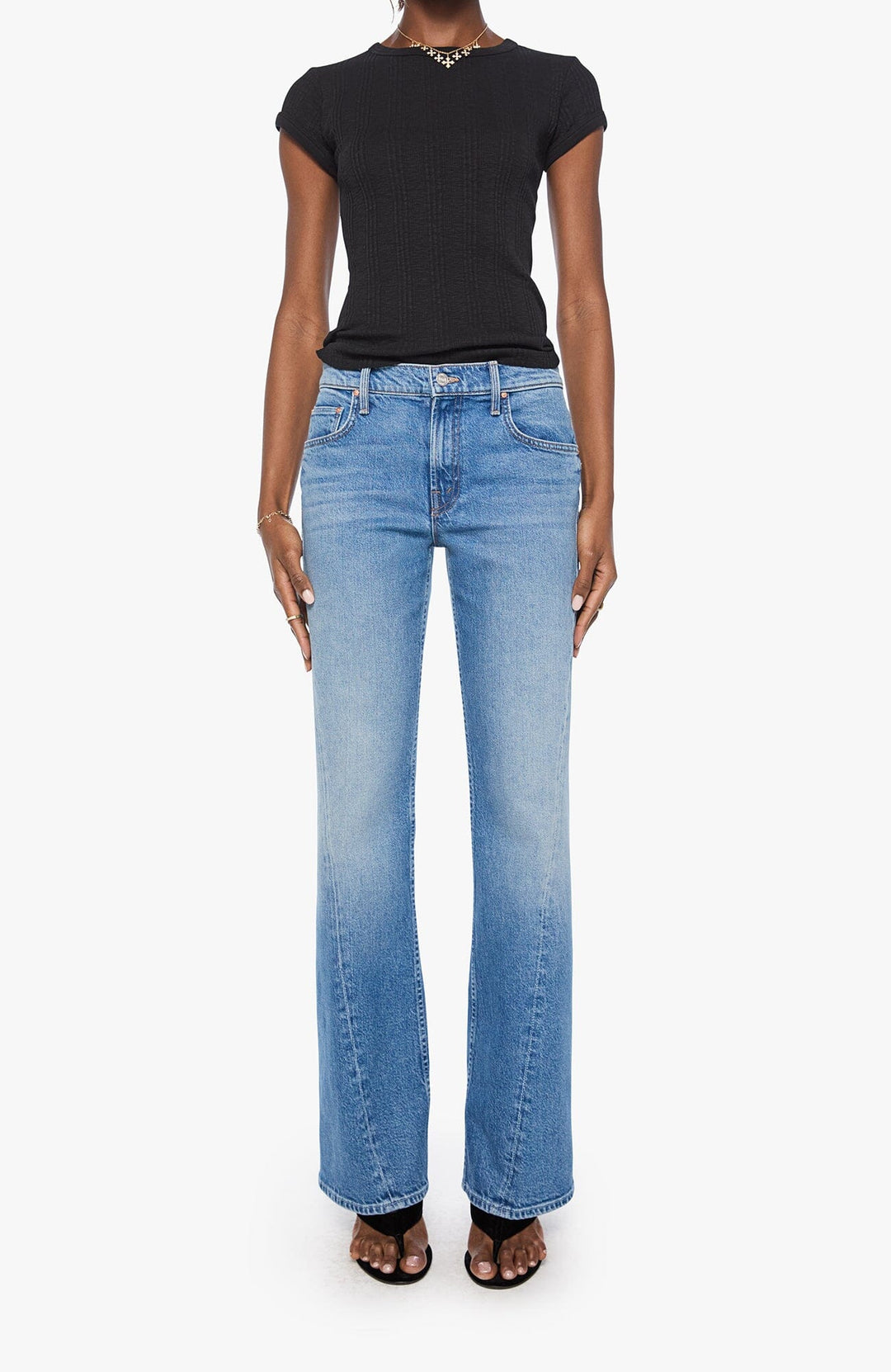 THE BOOKIE TWIST SKIMP - JUST AN ANIMAL DENIM Mother 