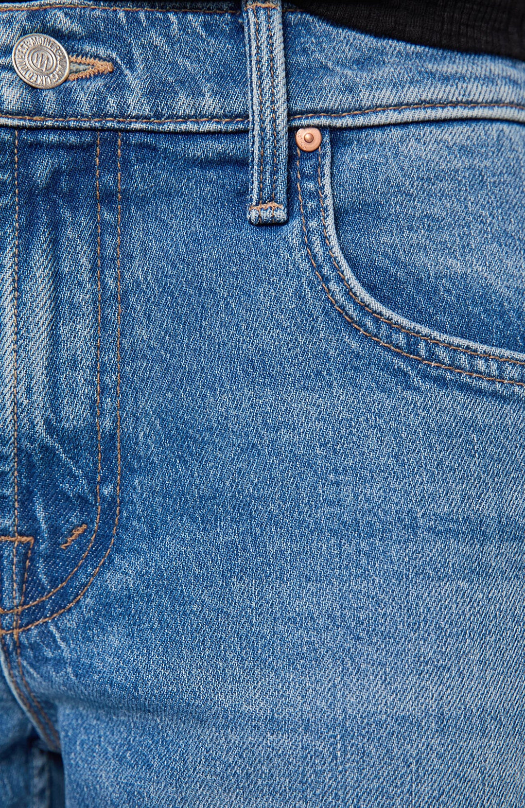 THE BOOKIE TWIST SKIMP - JUST AN ANIMAL DENIM Mother 