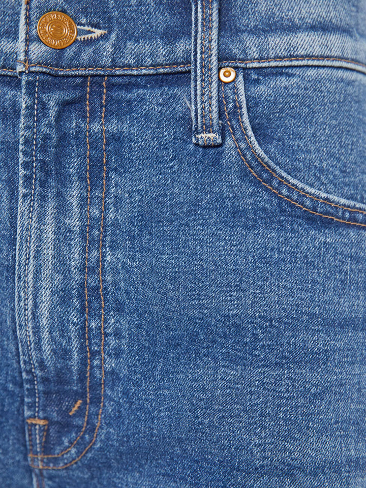 THE DODGER ANKLE - KNICK KNACK PADDY WHACK DENIM Mother 