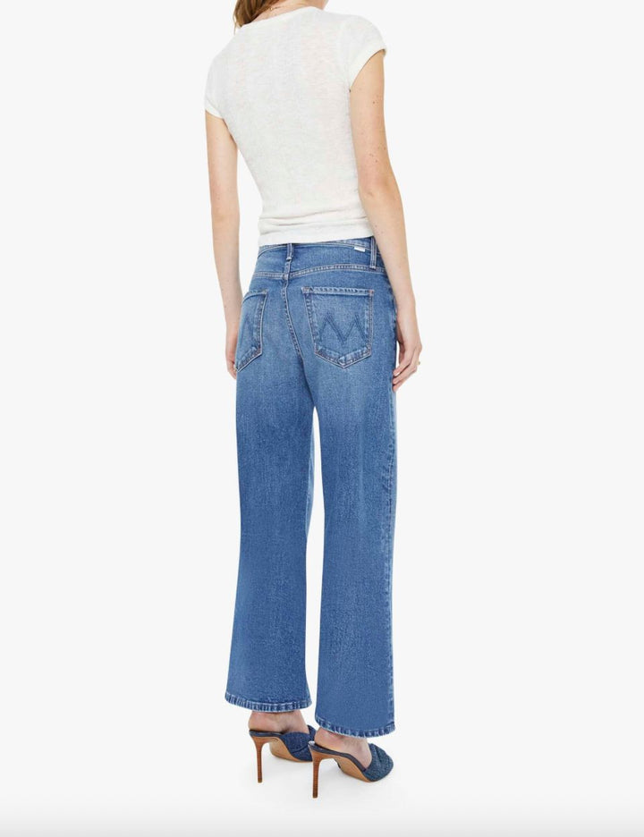 THE DODGER ANKLE - KNICK KNACK PADDY WHACK DENIM Mother 