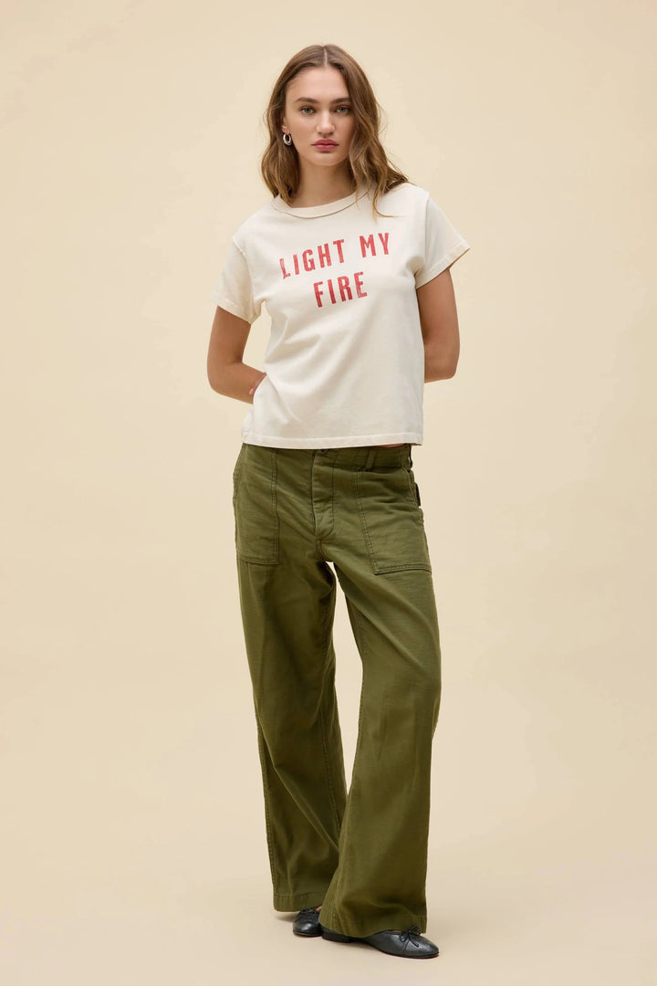 THE DOORS LIGHT MY FIRE REVERSE GF TEE T-Shirt DAYDREAMER 