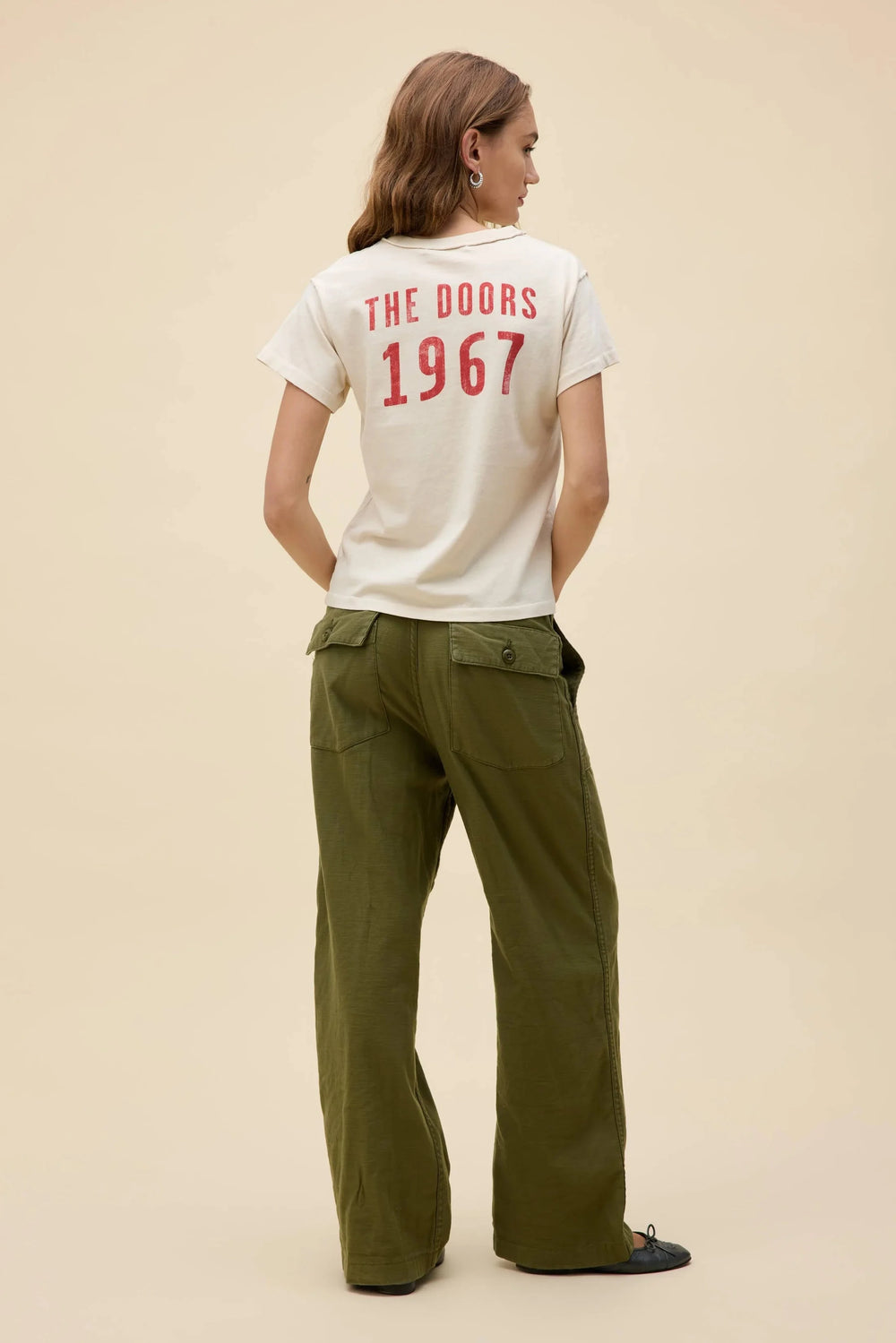 THE DOORS LIGHT MY FIRE REVERSE GF TEE T-Shirt DAYDREAMER 