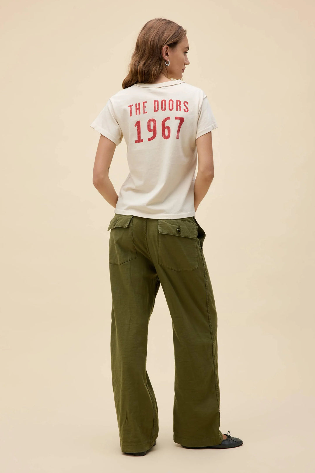 THE DOORS LIGHT MY FIRE REVERSE GF TEE T-Shirt DAYDREAMER 