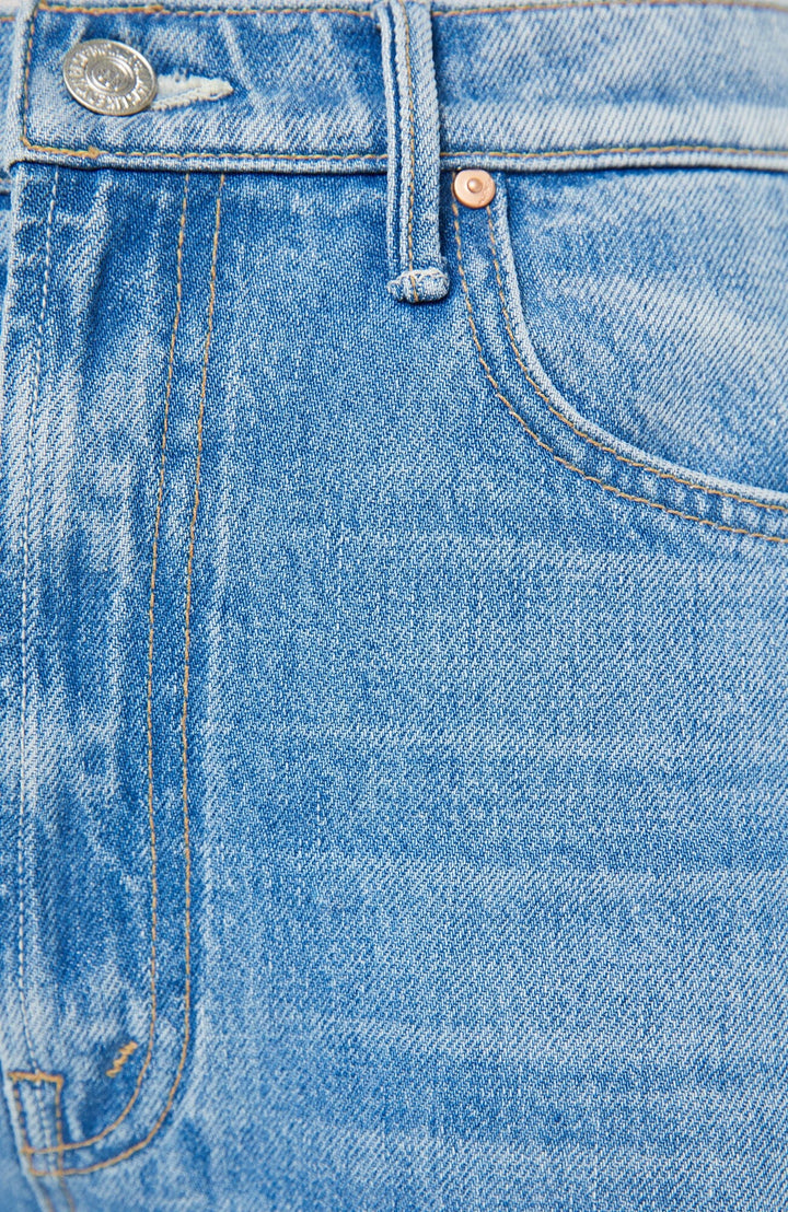 THE HALF-PIPE ANKLE CUFF FRAY Denim Mother 