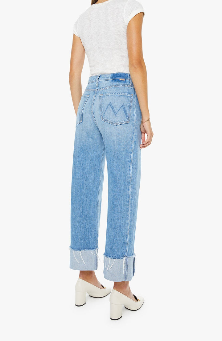 THE HALF-PIPE ANKLE CUFF FRAY Denim Mother 