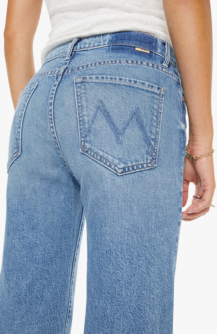 THE KICK IT ANKLE - BIRDS GONE WILD Denim Mother 
