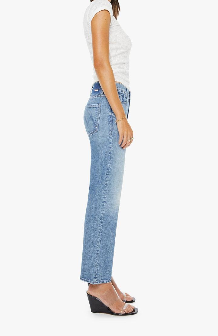 THE KICK IT ANKLE - BIRDS GONE WILD Denim Mother 